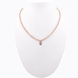 Collana Uncinetto Bambina con Zirconi