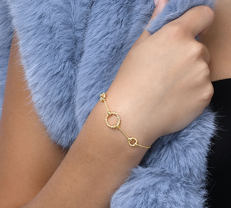 Indossato_Bracciale_Argentofilato_Crochet_Rings_centrale_Dettaglio