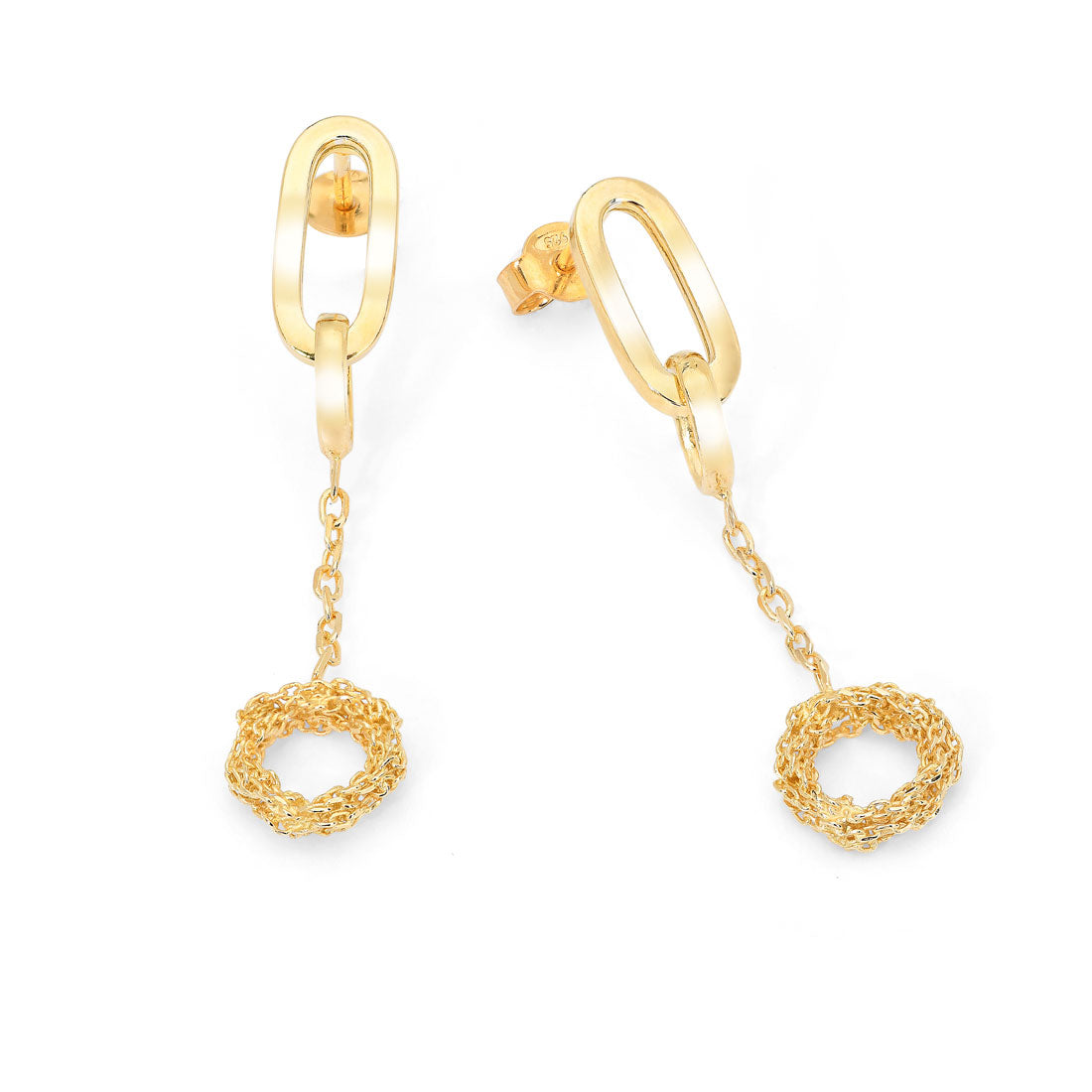 Orecchino_Argentofilato_Crochet_Rings_Cerchio_Pendente_Piccolo