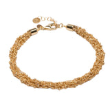 Bracciale-a-maglia-con-palline-Argentofilato-in-argento-925-oro-giallo