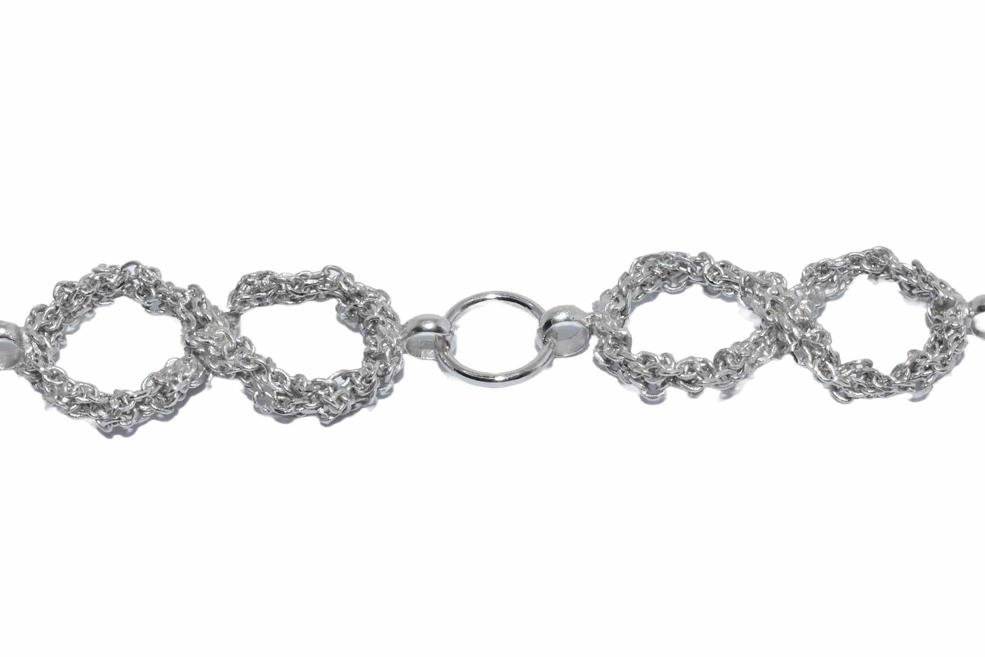 Catena-a-Mano-infinito-Argentofilato-in-argento-925
