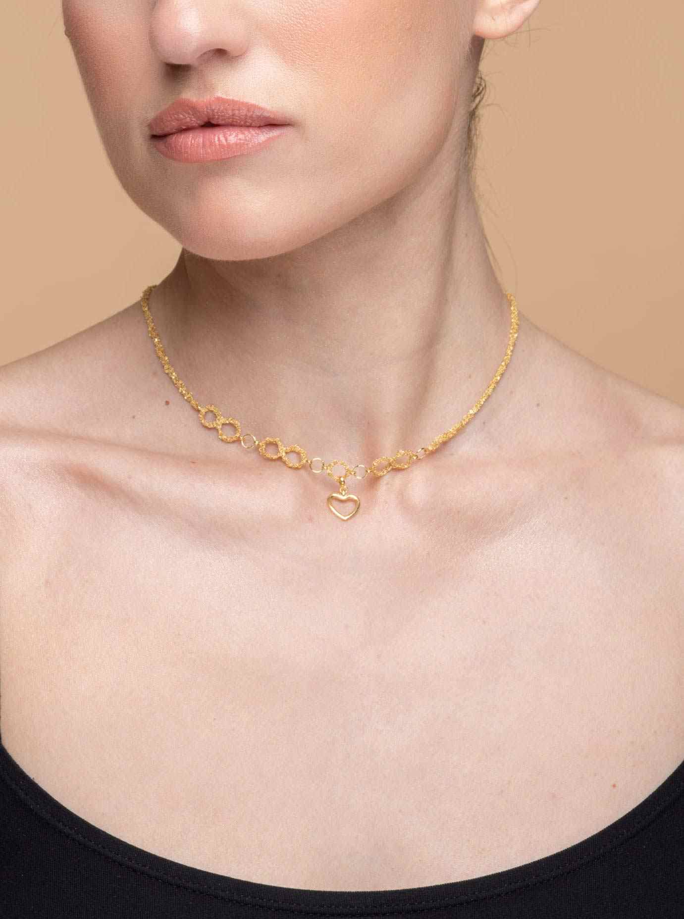 Collana-Catena-a-mano-infinito-Argentofilato-in-argento-925-indossato