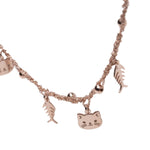 Collana-Charms-gatto-lisca-Argentofilato-in-argento-925-dettaglio