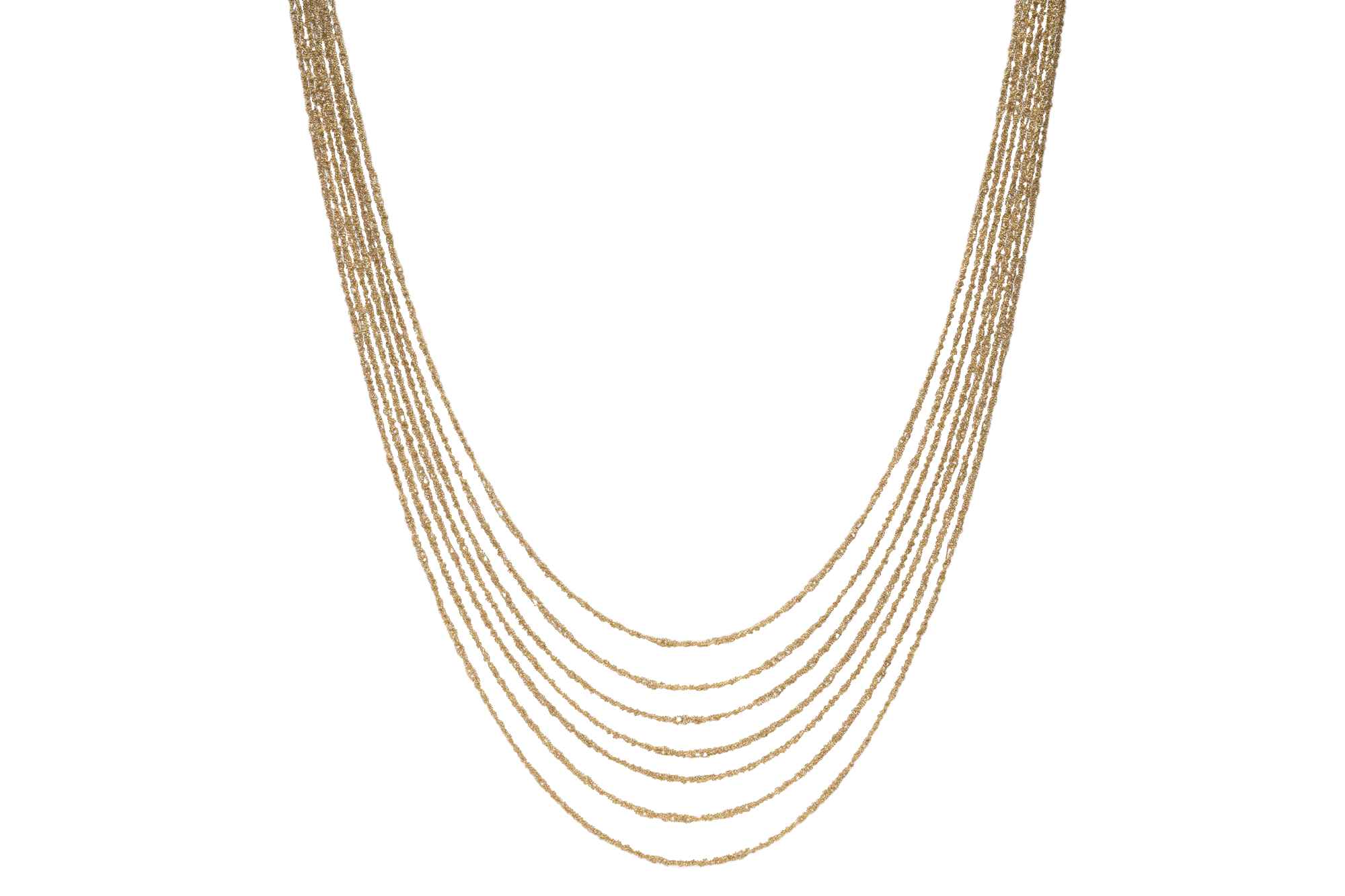 Collana-Multifilo-Argentofilato-in-argento-925