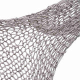Collana-Sciarpa-a-maglia-grande-Argentofilato-in-argento-925-particolare