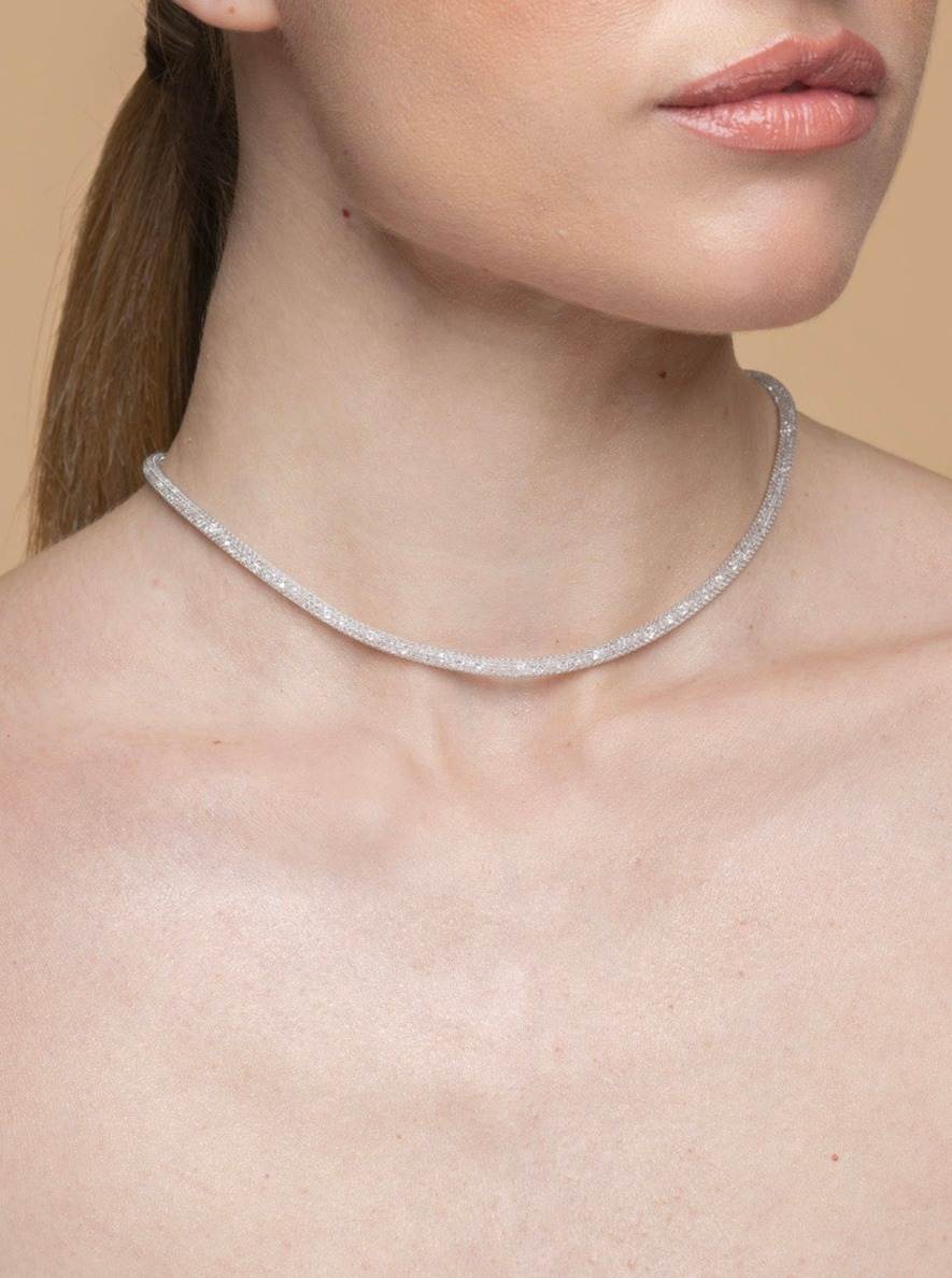 Collana-con-cristalli-Argentofilato-in-argento-925-indossato