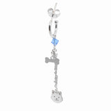 Orecchino-Charms-Cane-Osso-Argentofilato-in-argento-925