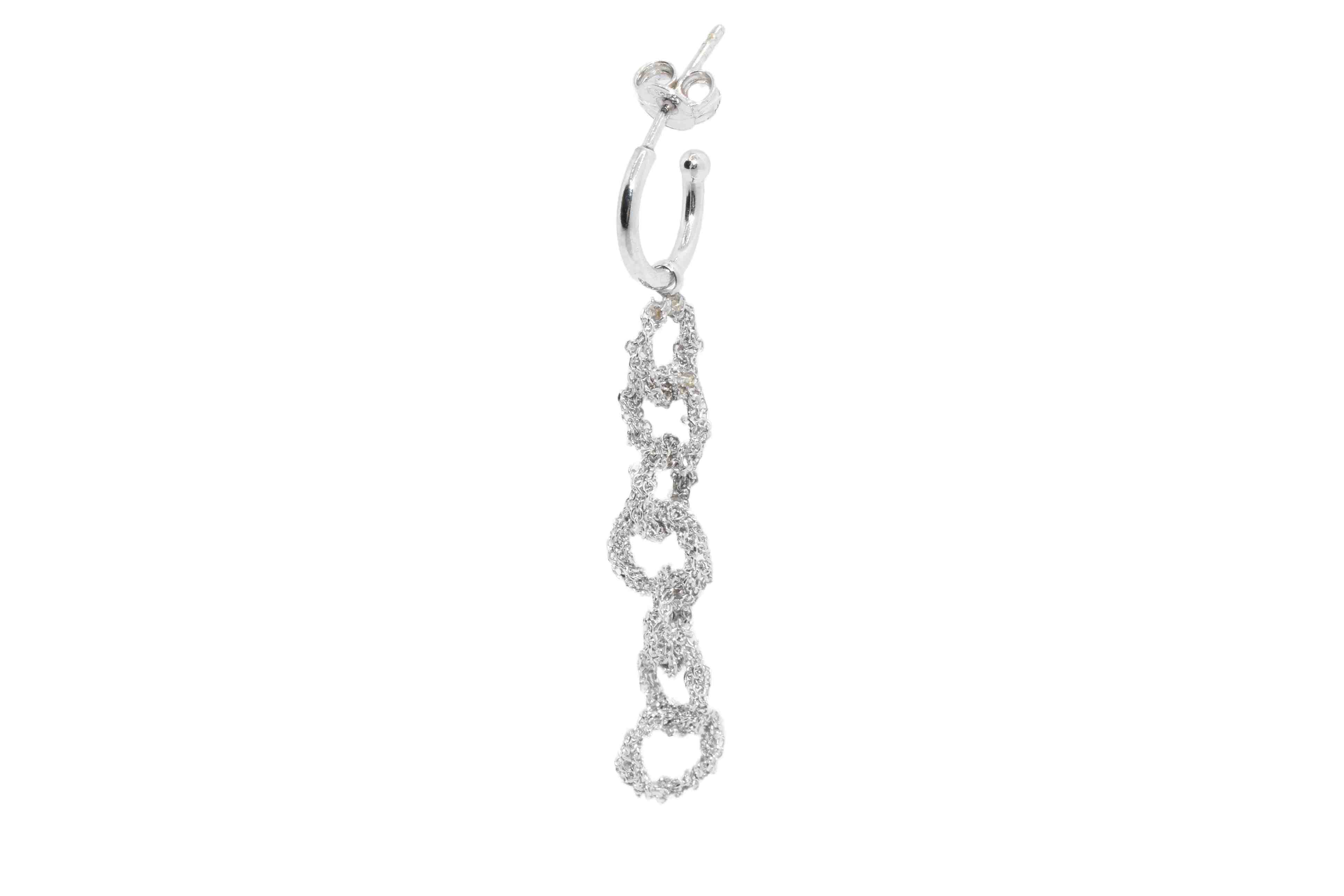Orecchino-catena-a-mano-Argentofilato-in-argento-925