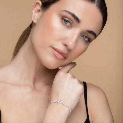 bracciale bambino zirconi