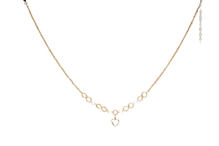 Collana-Catena-a-mano-infinito-Argentofilato-in-argento-925