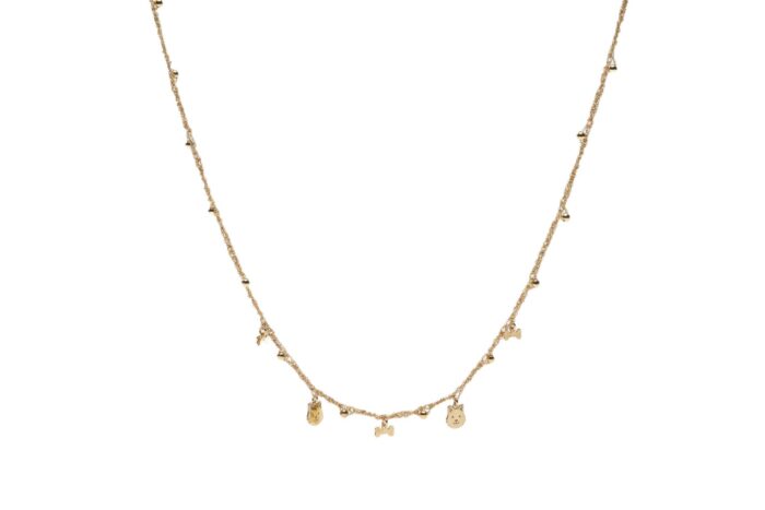 Collana-Charms-Cane-Osso-Argentofilato-in-argento-925-oro-giallo