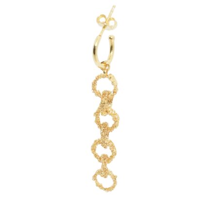 Orecchino-catena-a-mano-Argentofilato-in-argento-925-oro-giallo