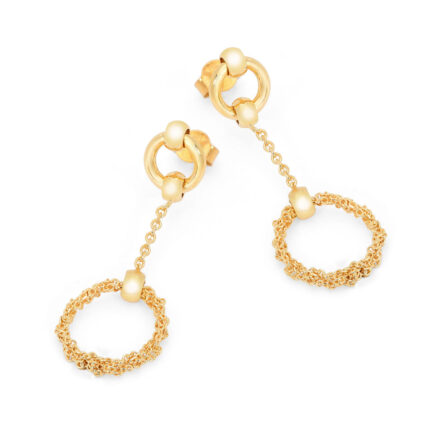 Orecchino_Argentofilato_Crochet_Rings_Cerchio_Pendente