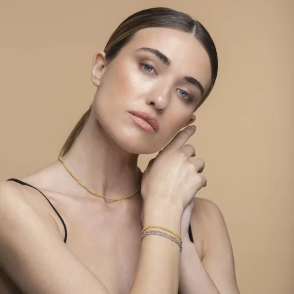 Bracciale Sparkle 025 Oro Giallo indcossato