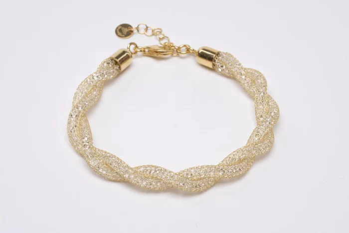 Argentofilato-Bracciale-Crystal-torcho-2-fili-oro